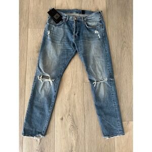 CULT OF INDIVIDUALITY Skinny and Denim Men's ripped jeans